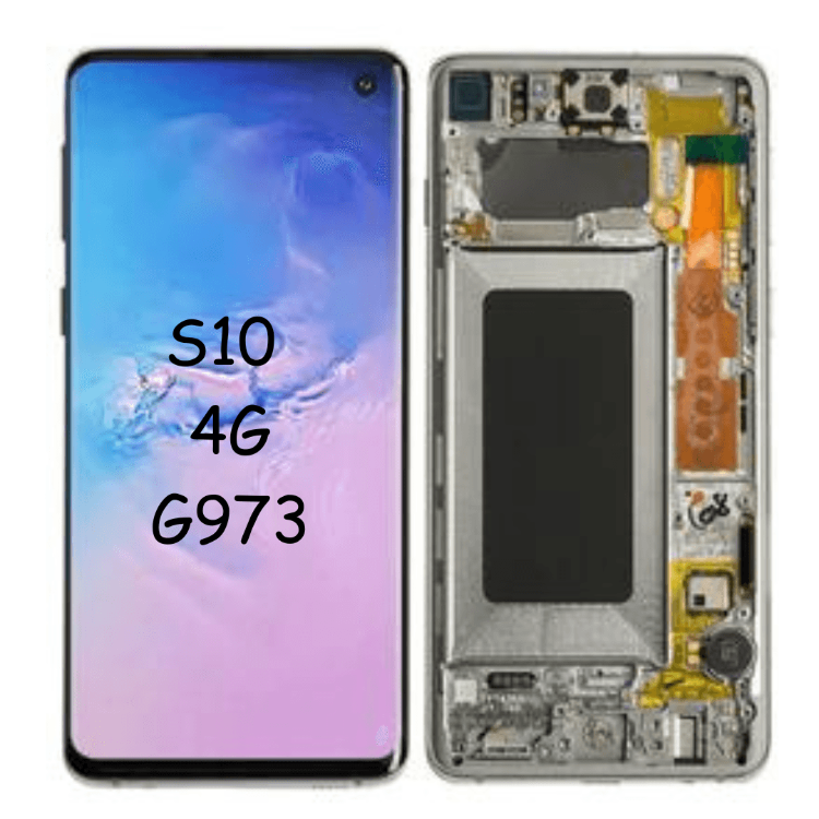 AMOLED LCD Screen & Digitizer with Frame for Galaxy S10 4G G973 (Prism White) - Best Cell Phone Parts Distributor in Canada, Parts Source AMOLED LCD Screen & Digitizer with Frame for Galaxy S10 4G G973 (Prism White) - Best Cell Phone Parts Distributor in Canada, Parts Source